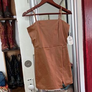 Caramel Skort Romper - NWT
